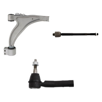 TRQ® - Front Passenger Side Lower Control Arm and Tie Rod End Kit
