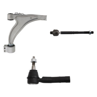 TRQ® - Front Passenger Side Lower Control Arm and Tie Rod End Kit