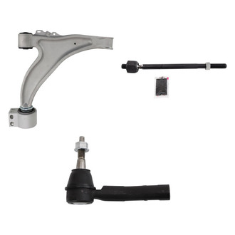 TRQ® - Front Passenger Side Lower Control Arm and Tie Rod End Kit