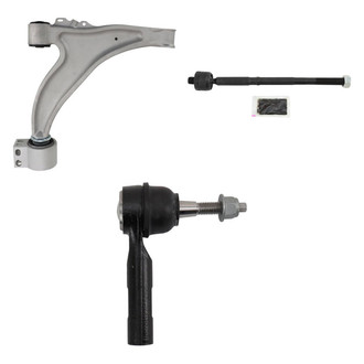 TRQ® - Front Passenger Side Lower Control Arm and Tie Rod End Kit