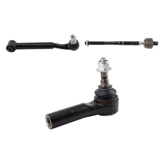 TRQ® - Front Passenger Side Lower Control Arm with Ball Joint and Tie Rod End Kit