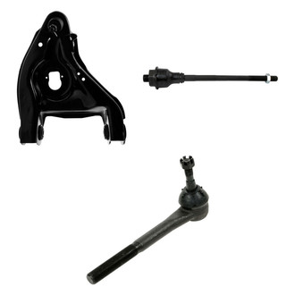 TRQ® - Front Passenger Side Lower Control Arm with Ball Joint and Tie Rod End Kit