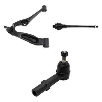 TRQ® - Front Passenger Side Lower Control Arm with Ball Joint and Tie Rod End Kit