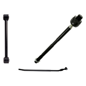 TRQ® - Front Passenger Side Lower Control Arm and Tie Rod End Kit