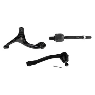 TRQ® - Front Passenger Side Lower Control Arm and Tie Rod End Kit