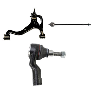 TRQ® - Front Passenger Side Lower Control Arm with Ball Joint and Tie Rod End Kit