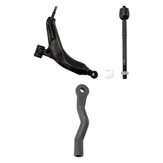 TRQ® - Front Passenger Side Lower Control Arm and Tie Rod End Kit