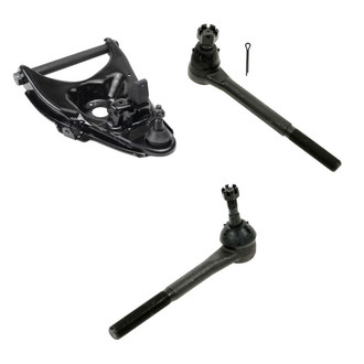 TRQ® - Front Passenger Side Lower Control Arm with Ball Joint and Tie Rod End Kit