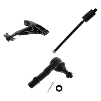 TRQ® - Front Passenger Side Lower Control Arm with Ball Joint and Tie Rod End Kit