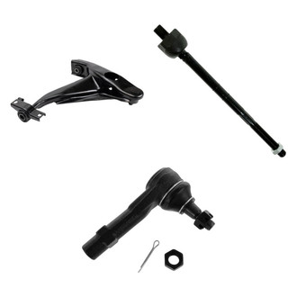 TRQ® - Front Passenger Side Lower Control Arm with Ball Joint and Tie Rod End Kit