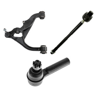 TRQ® - Front Passenger Side Lower Control Arm with Ball Joint and Tie Rod End Kit