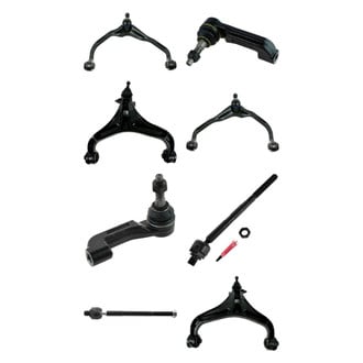 TRQ® - Front Lower and Upper Control Arm with Ball Joint and Tie Rod End Kit