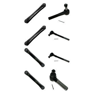 TRQ® - Front Lower and Upper Control Arm and Tie Rod End Kit