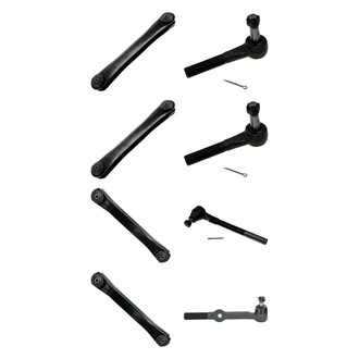TRQ® - Front Lower and Upper Control Arm and Tie Rod End Kit