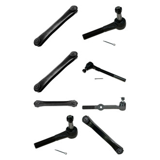 TRQ® - Front Lower and Upper Control Arm and Tie Rod End Kit