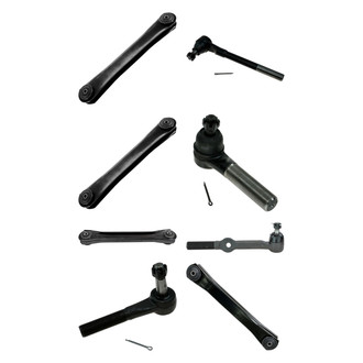 TRQ® - Front Lower and Upper Control Arm and Tie Rod End Kit