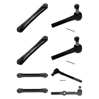 TRQ® - Front Lower and Upper Control Arm and Tie Rod End Kit