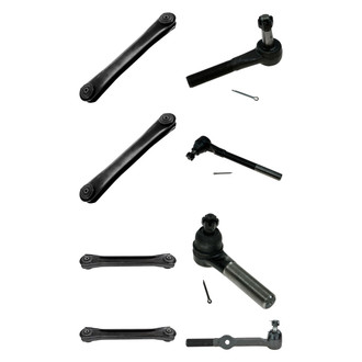TRQ® - Front Lower and Upper Control Arm and Tie Rod End Kit