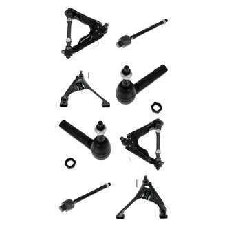 TRQ® - Front Lower and Upper Control Arm with Ball Joint and Tie Rod End Kit