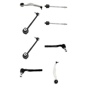 TRQ® - Front Lower and Upper Control Arm with Ball Joint and Tie Rod End Kit