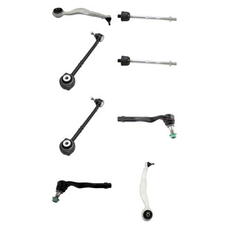 TRQ® - Front Lower and Upper Control Arm with Ball Joint and Tie Rod End Kit