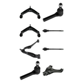 TRQ® - Front Lower and Upper Control Arm with Ball Joint and Tie Rod End Kit
