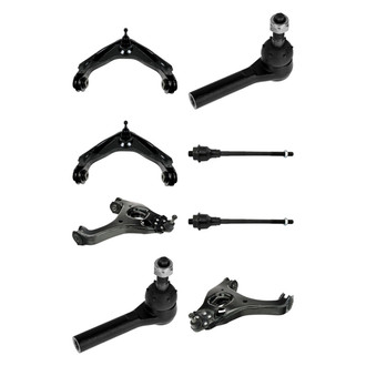 TRQ® - Front Lower and Upper Control Arm with Ball Joint and Tie Rod End Kit