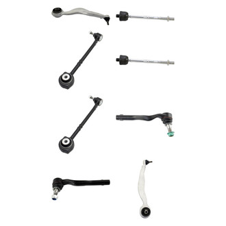 TRQ® - Front Lower and Upper Control Arm with Ball Joint and Tie Rod End Kit