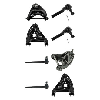 TRQ® - Front Lower and Upper Control Arm with Ball Joint and Tie Rod End Kit