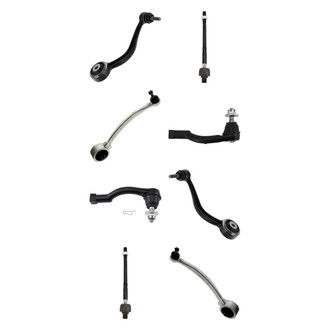 TRQ® - Front Lower and Upper Control Arm with Ball Joint and Tie Rod End Kit