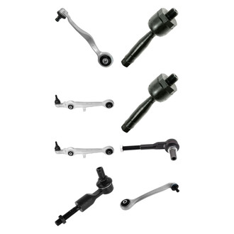 TRQ® - Front Lower and Upper Control Arm with Ball Joint and Tie Rod End Kit