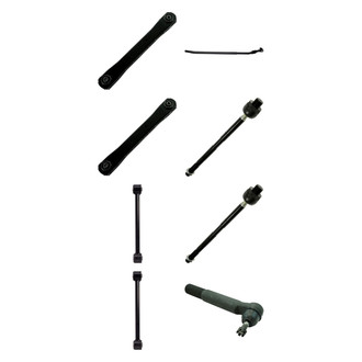 TRQ® - Front Lower and Upper Control Arm and Tie Rod End Kit