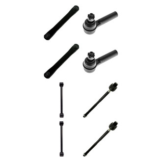 TRQ® - Front Lower and Upper Control Arm and Tie Rod End Kit