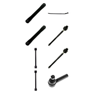 TRQ® - Front Lower and Upper Control Arm and Tie Rod End Kit