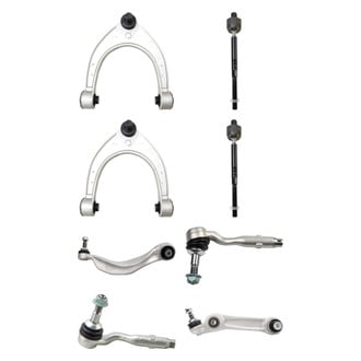 TRQ® - Front Lower and Upper Control Arm with Ball Joint and Tie Rod End Kit
