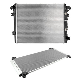 TRQ® BNDL-472394 - Radiator and Condenser Kit