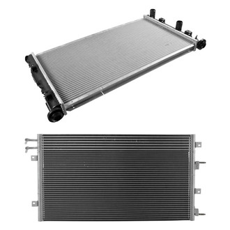 TRQ® BNDL-474797 - Radiator and Condenser Kit