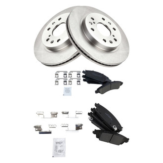 TRQ® - Disc Brake Kit with Ceramic Pads Kit