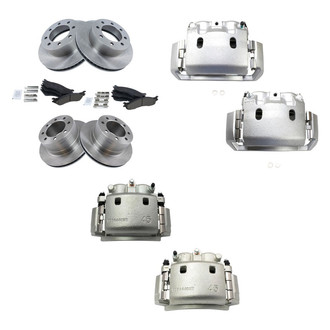 TRQ® - Disc Brake Kit with Ceramic Pads Kit