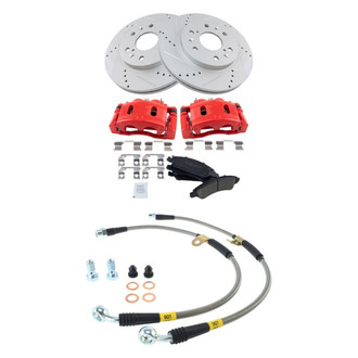 TRQ® - Performance Ceramic Brake Kit with Calipers Kit