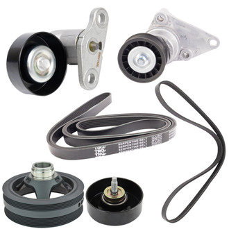 TRQ® - Serpentine Belt Drive Component Kit