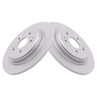 TRQ® - Solid Rear Disc Brake Rotors
