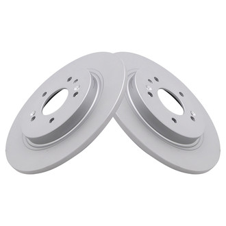 TRQ® - Solid Rear Disc Brake Rotors