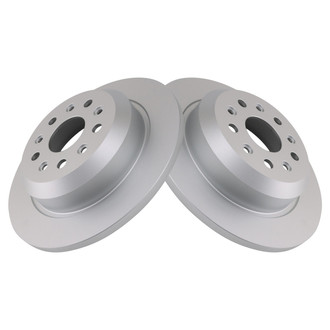 TRQ® - Solid Rear Disc Brake Rotors