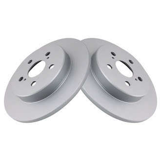 TRQ® - Solid Rear Disc Brake Rotors