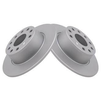 TRQ® - Solid Rear Disc Brake Rotors