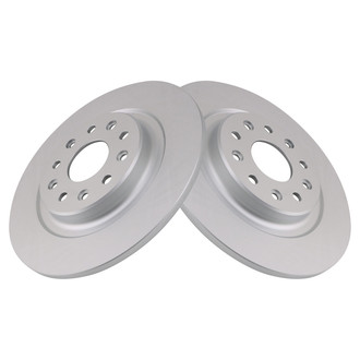 TRQ® - Solid Rear Disc Brake Rotors