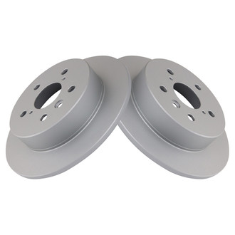 TRQ® - Solid Rear Disc Brake Rotors