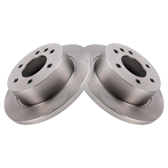 TRQ® - Solid Rear Disc Brake Rotors