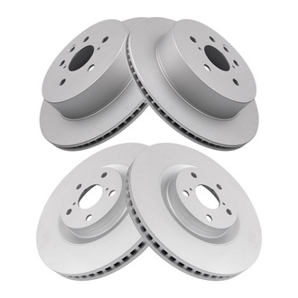 TRQ® - Front and Rear Disc Brake Rotors